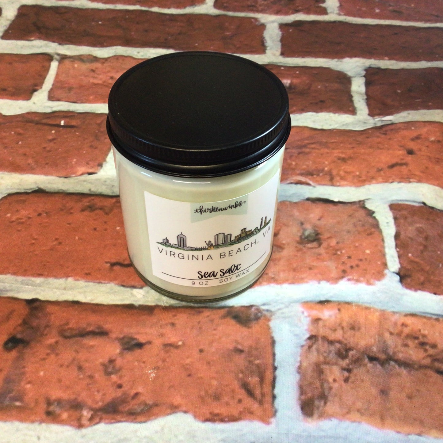 Virginia Beach Skyline Candle