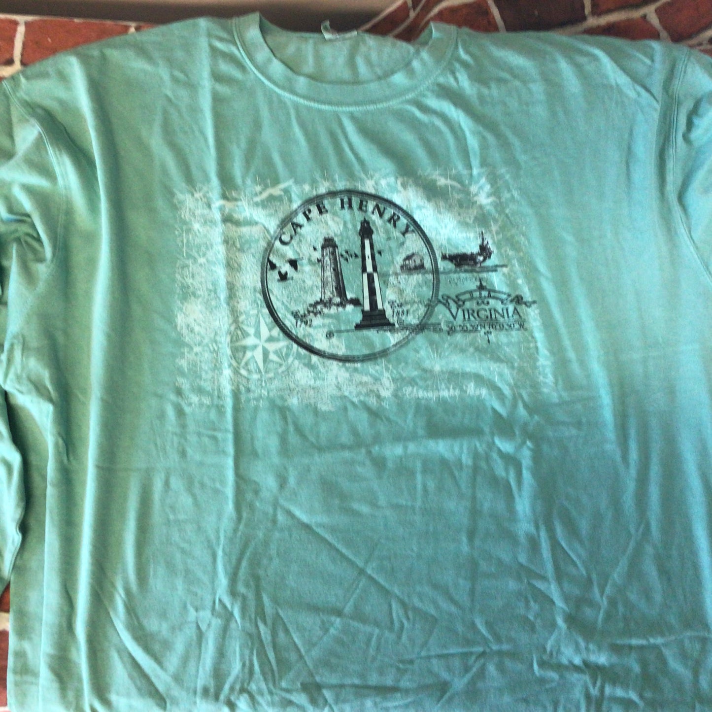 Long Sleeve T-shirt CH Lights Map & Compass