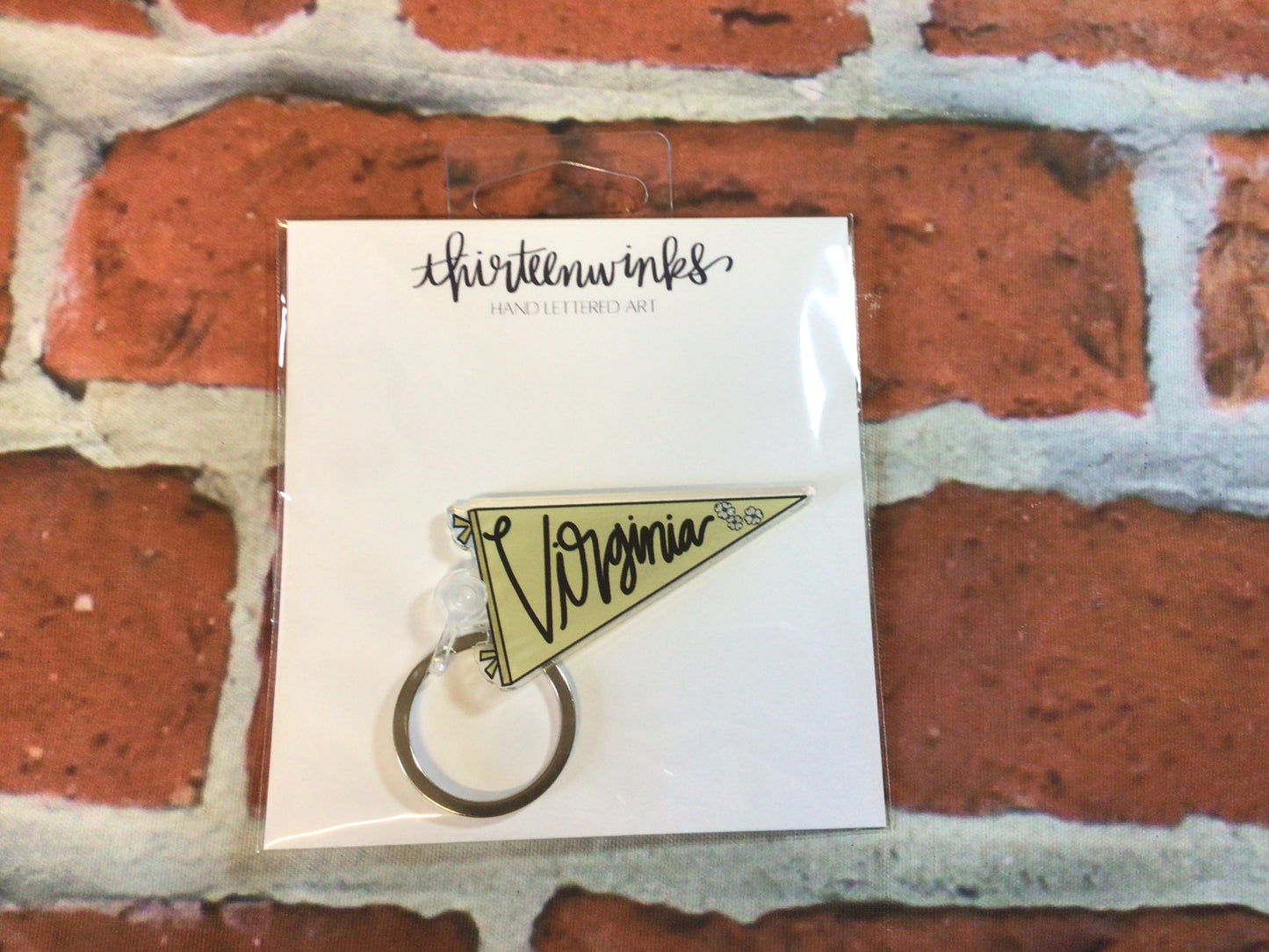 Virginia Pennant Keychain