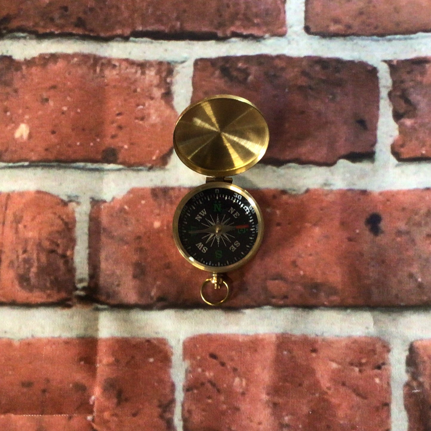 1.75 brass compass