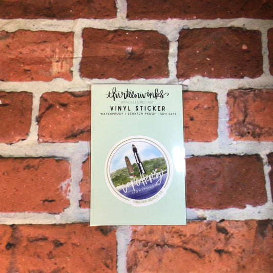 Cape Henry Circle Sticker