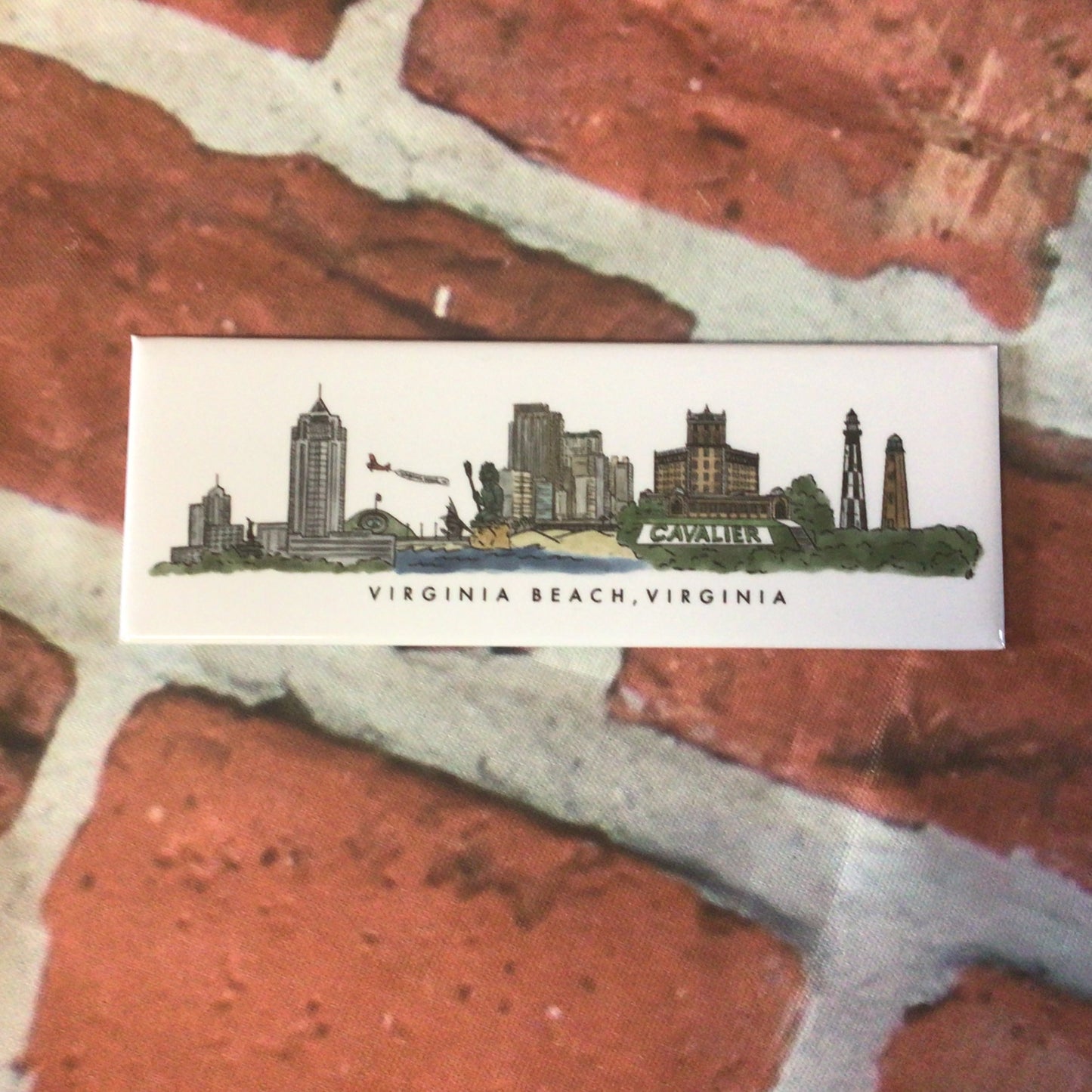 Virginia Beach Skyline Magnet