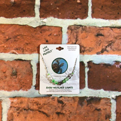 Live, Love, Protect Sea Life Necklace