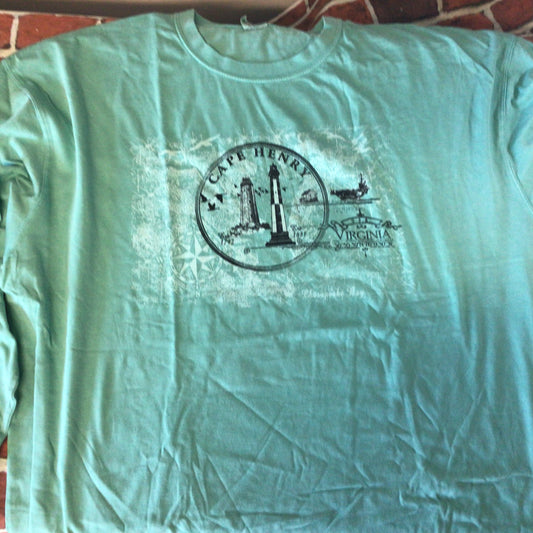 Long Sleeve T-shirt CH Lights Map & Compass