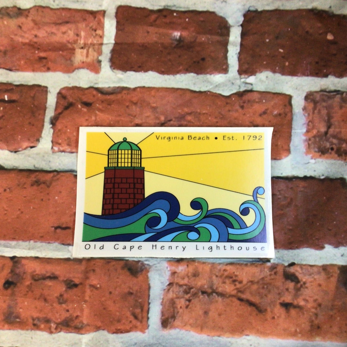 Window Sticker Wave