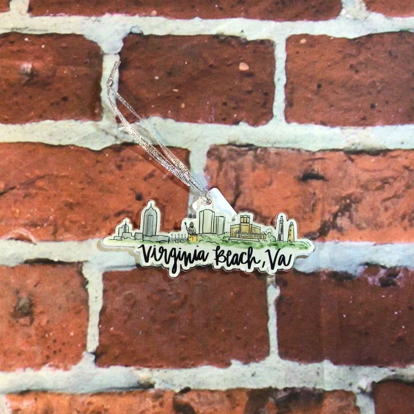 Virginia Beach Skyline Ornament